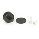 From The Anvil - Brompton Cabinet Knob - 32mm (Plain) - Aged Bronze - 46866 - Choice Handles