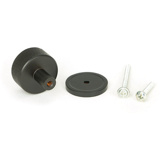 From The Anvil - Brompton Cabinet Knob - 32mm (Plain) - Aged Bronze - 46866 - Choice Handles