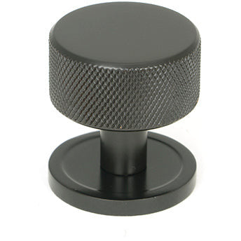 From The Anvil - Brompton Cabinet Knob - 32mm (Plain) - Aged Bronze - 46866 - Choice Handles