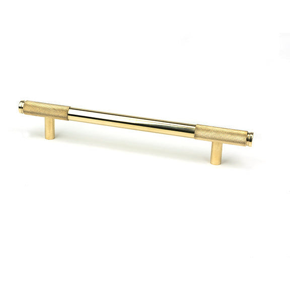 From The Anvil - Half Brompton Pull Handle - Medium - Polished Brass - 46868 - Choice Handles
