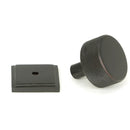 From The Anvil - Brompton Cabinet Knob - 32mm (Square) - Aged Bronze - 46869 - Choice Handles