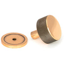 From The Anvil - Brompton Cabinet Knob - 32mm (Plain) - Polished Bronze - 46870 - Choice Handles
