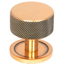 From The Anvil - Brompton Cabinet Knob - 32mm (Plain) - Polished Bronze - 46870 - Choice Handles