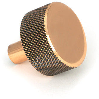 From The Anvil - Brompton Cabinet Knob - 32mm (No rose) - Polished Bronze - 46871 - Choice Handles