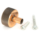 From The Anvil - Brompton Cabinet Knob - 32mm (No rose) - Polished Bronze - 46871 - Choice Handles