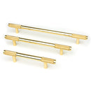 From The Anvil - Half Brompton Pull Handle - Large - Polished Brass - 46872 - Choice Handles