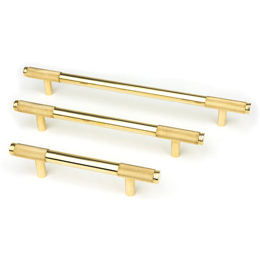 From The Anvil - Half Brompton Pull Handle - Large - Polished Brass - 46872 - Choice Handles