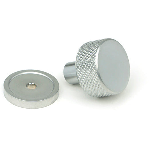 From The Anvil - Brompton Cabinet Knob - 25mm (Plain) - Satin Chrome - 46876 - Choice Handles