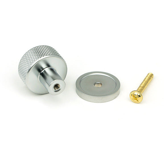 From The Anvil - Brompton Cabinet Knob - 25mm (Plain) - Satin Chrome - 46876 - Choice Handles