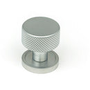 From The Anvil - Brompton Cabinet Knob - 25mm (Plain) - Satin Chrome - 46876 - Choice Handles
