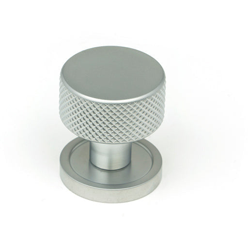 From The Anvil - Brompton Cabinet Knob - 25mm (Plain) - Satin Chrome - 46876 - Choice Handles