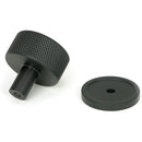 From The Anvil - Brompton Cabinet Knob - 32mm (Plain) - Matt Black - 46878 - Choice Handles