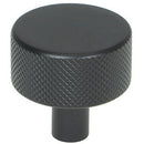 From The Anvil - Brompton Cabinet Knob - 32mm (No rose) - Matt Black - 46879 - Choice Handles
