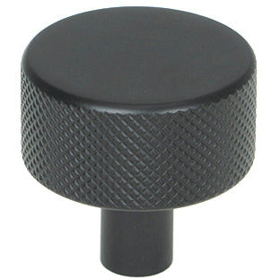 From The Anvil - Brompton Cabinet Knob - 32mm (No rose) - Matt Black - 46879 - Choice Handles
