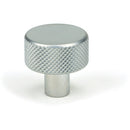 From The Anvil - Brompton Cabinet Knob - 25mm (No rose) - Satin Chrome - 46880 - Choice Handles