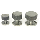 From The Anvil - Brompton Cabinet Knob - 32mm (Plain) - Pewter Patina - 46882 - Choice Handles