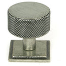 From The Anvil - Brompton Cabinet Knob - 32mm (Square) - Pewter Patina - 46885 - Choice Handles