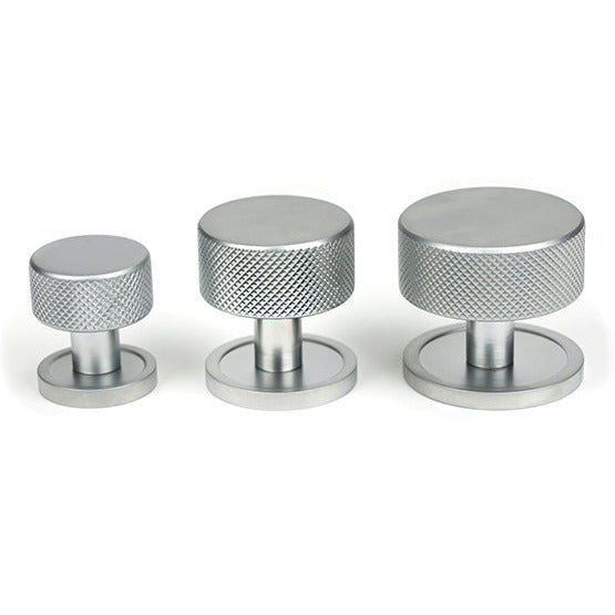 From The Anvil - Brompton Cabinet Knob - 32mm (Plain) - Satin Chrome - 46888 - Choice Handles