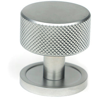 From The Anvil - Brompton Cabinet Knob - 32mm (Plain) - Satin Chrome - 46888 - Choice Handles