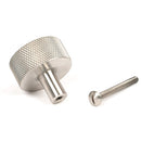 From The Anvil - Brompton Cabinet Knob - 32mm (No rose) - Satin Stainless Steel - 46891 - Choice Handles