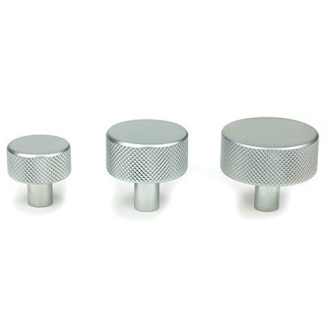 From The Anvil - Brompton Cabinet Knob - 32mm (No rose) - Satin Chrome - 46892 - Choice Handles