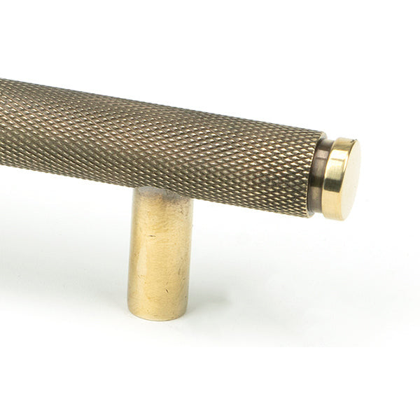 From The Anvil - Full Brompton Pull Handle - Small - Aged Brass - 46894 - Choice Handles
