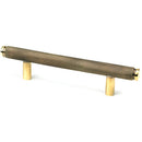 From The Anvil - Full Brompton Pull Handle - Small - Aged Brass - 46894 - Choice Handles