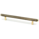 From The Anvil - Full Brompton Pull Handle - Medium - Aged Brass - 46895 - Choice Handles