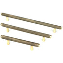 From The Anvil - Full Brompton Pull Handle - Large - Aged Brass - 46896 - Choice Handles