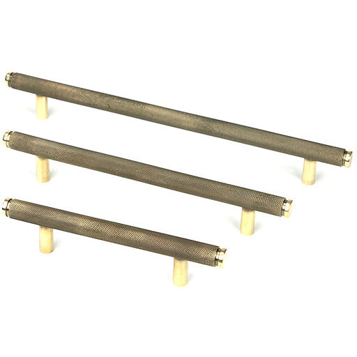 From The Anvil - Full Brompton Pull Handle - Large - Aged Brass - 46896 - Choice Handles