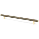 From The Anvil - Full Brompton Pull Handle - Large - Aged Brass - 46896 - Choice Handles