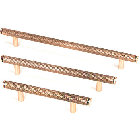From The Anvil - Full Brompton Pull Handle - Medium - Polished Bronze - 46907 - Choice Handles