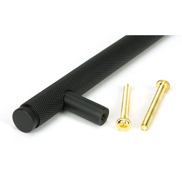 From The Anvil - Full Brompton Pull Handle - Large - Matt Black - 46914 - Choice Handles