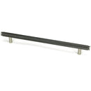 From The Anvil - Full Brompton Pull Handle - Large - Pewter Patina - 46917 - Choice Handles