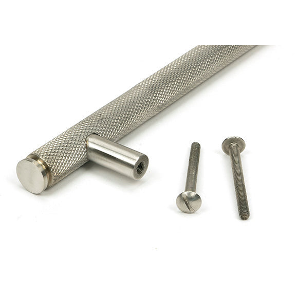 From The Anvil - Full Brompton Pull Handle - Medium - Satin Stainless Steel - 46922 - Choice Handles