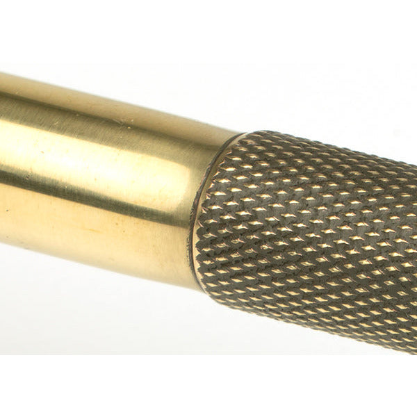 From The Anvil - Half Brompton Pull Handle - Small - Aged Brass - 46924 - Choice Handles