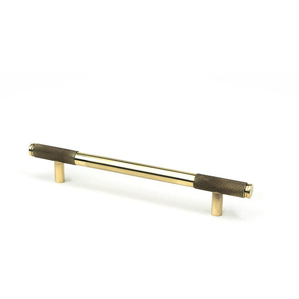 From The Anvil - Half Brompton Pull Handle - Medium - Aged Brass - 46925 - Choice Handles