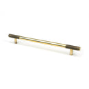 From The Anvil - Half Brompton Pull Handle - Large - Aged Brass - 46926 - Choice Handles