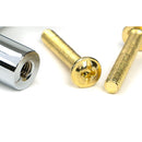 From The Anvil - Half Brompton Pull Handle - Medium - Polished Chrome - 46928 - Choice Handles