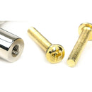 From The Anvil - Half Brompton Pull Handle - Large - Polished Nickel - 46932 - Choice Handles