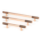 From The Anvil - Half Brompton Pull Handle - Large - Polished Bronze - 46938 - Choice Handles