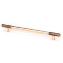 From The Anvil - Half Brompton Pull Handle - Large - Polished Bronze - 46938 - Choice Handles