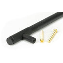 From The Anvil - Half Brompton Pull Handle - Large - Matt Black - 46944 - Choice Handles