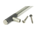 From The Anvil - Half Brompton Pull Handle - Small - Pewter Patina - 46945 - Choice Handles