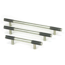 From The Anvil - Half Brompton Pull Handle - Small - Pewter Patina - 46945 - Choice Handles