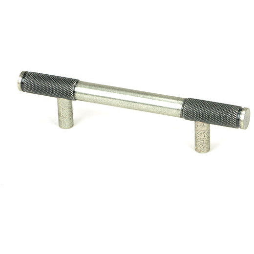 From The Anvil - Half Brompton Pull Handle - Small - Pewter Patina - 46945 - Choice Handles