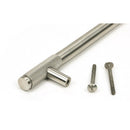 From The Anvil - Half Brompton Pull Handle - Large - Satin Stainless Steel - 46953 - Choice Handles