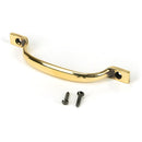 From The Anvil - Slim Sash Pull - Aged Brass - 46954 - Choice Handles