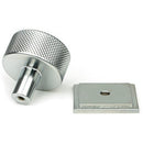From The Anvil - Brompton Cabinet Knob - 32mm (Square) - Satin Chrome - 47082 - Choice Handles
