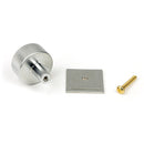 From The Anvil - Brompton Cabinet Knob - 32mm (Square) - Satin Chrome - 47082 - Choice Handles